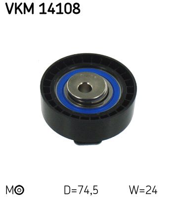 SKF VKM 14108 Tensioner Pulley, timing belt