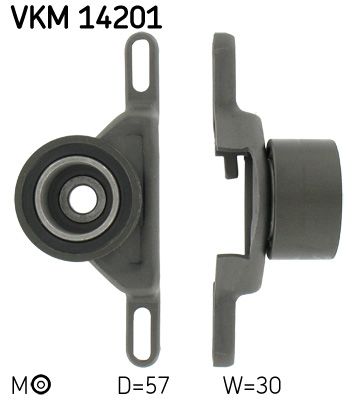 SKF VKM 14201 Tensioner Pulley, timing belt