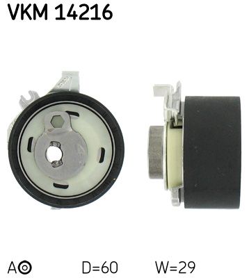 Tensioner Pulley, timing belt SKF VKM 14216