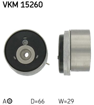 SKF VKM 15260 Tensioner Pulley, timing belt