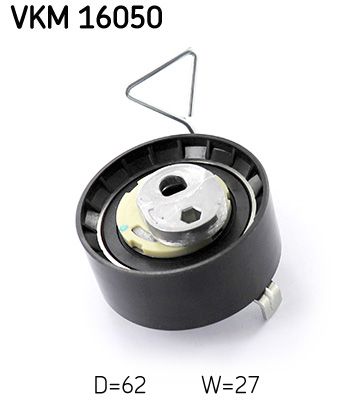 Tensioner Pulley, timing belt SKF VKM 16050