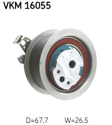 Tensioner Pulley, timing belt SKF VKM 16055
