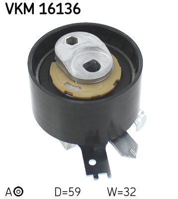 SKF VKM 16136 Tensioner Pulley, timing belt