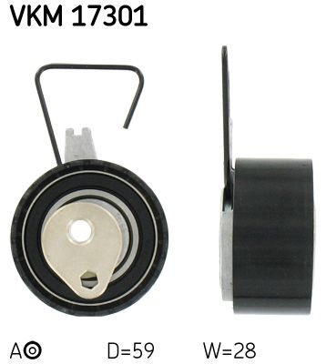 SKF VKM 17301 Tensioner Pulley, timing belt