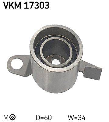 Tensioner Pulley, timing belt SKF VKM 17303