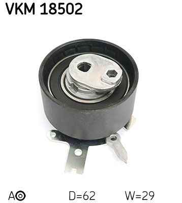SKF VKM 18502 Tensioner Pulley, timing belt