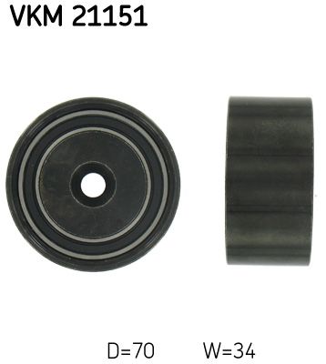 SKF VKM 21151 Deflection/Guide Pulley, timing belt