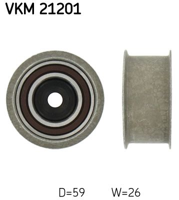 SKF VKM 21201 Deflection/Guide Pulley, timing belt