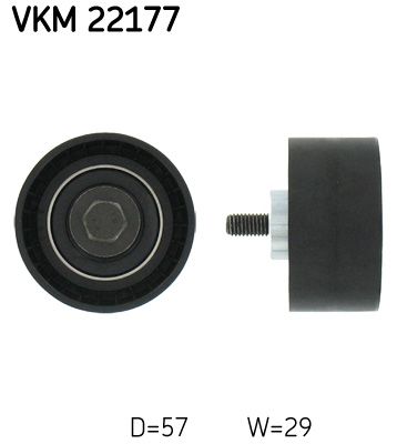 SKF VKM 22177 Deflection/Guide Pulley, timing belt