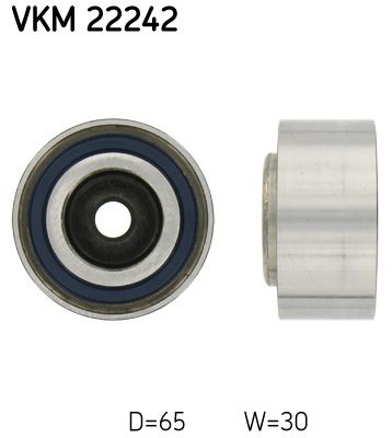 Deflection/Guide Pulley, timing belt SKF VKM 22242
