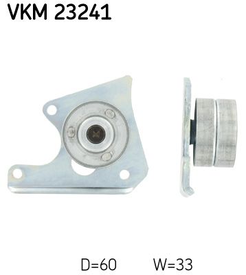 Deflection/Guide Pulley, timing belt SKF VKM 23241