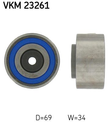 SKF VKM 23261 Deflection/Guide Pulley, timing belt