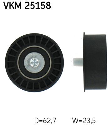 Deflection/Guide Pulley, timing belt SKF VKM 25158