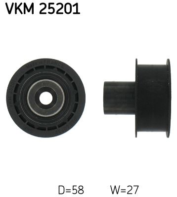 Deflection/Guide Pulley, timing belt SKF VKM 25201