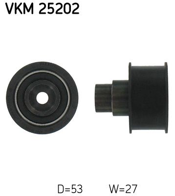 Deflection/Guide Pulley, timing belt SKF VKM 25202