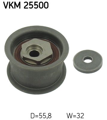Deflection/Guide Pulley, timing belt SKF VKM 25500