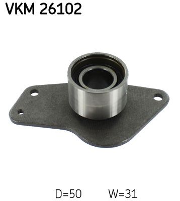Deflection/Guide Pulley, timing belt SKF VKM 26102