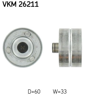 SKF VKM 26211 Deflection/Guide Pulley, timing belt