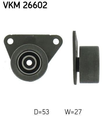 Deflection/Guide Pulley, timing belt SKF VKM 26602