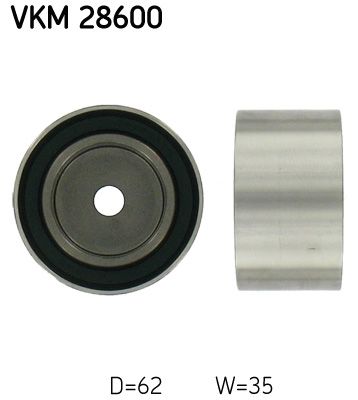 Deflection/Guide Pulley, timing belt SKF VKM 28600