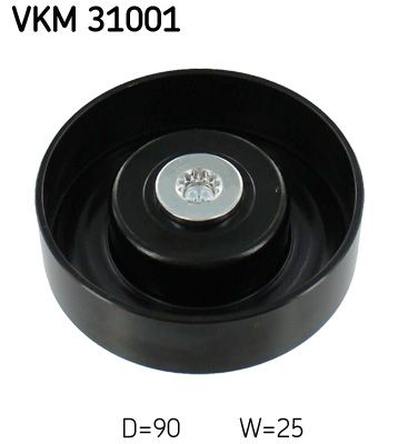 SKF VKM 31001 Deflection/Guide Pulley, V-ribbed belt