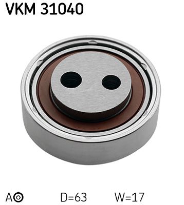 SKF VKM 31040 Tensioner Pulley, V-ribbed belt