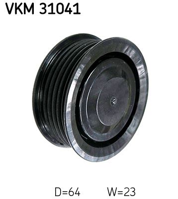 SKF VKM 31041 Deflection/Guide Pulley, V-ribbed belt
