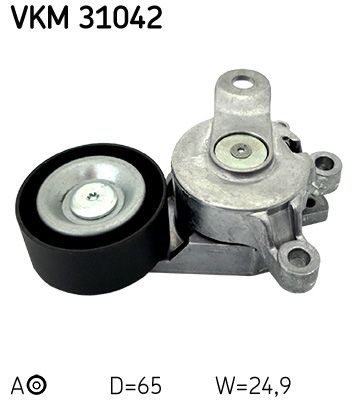 Tensioner Pulley, V-ribbed belt SKF VKM 31042