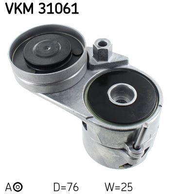 Tensioner Pulley, V-ribbed belt SKF VKM 31061
