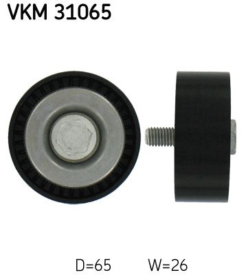 Deflection/Guide Pulley, V-ribbed belt SKF VKM 31065
