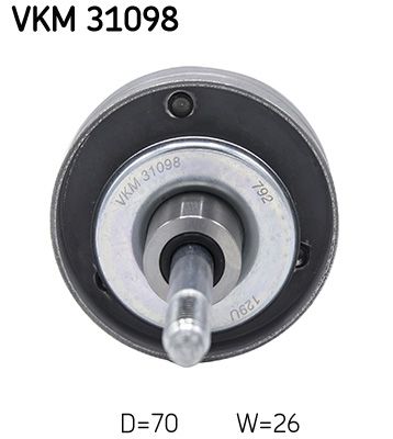 SKF VKM 31098 Deflection/Guide Pulley, V-ribbed belt