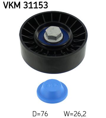 SKF VKM 31153 Deflection/Guide Pulley, V-ribbed belt