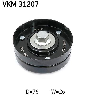 Deflection/Guide Pulley, V-ribbed belt SKF VKM 31207