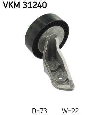 SKF VKM 31240 Deflection/Guide Pulley, V-ribbed belt
