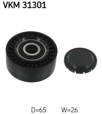 Deflection/Guide Pulley, V-ribbed belt SKF VKM 31301