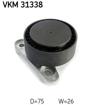 Tensioner Pulley, V-ribbed belt SKF VKM 31338