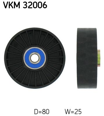 SKF VKM 32006 Deflection/Guide Pulley, V-ribbed belt