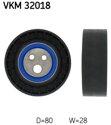 Deflection/Guide Pulley, V-ribbed belt SKF VKM 32018