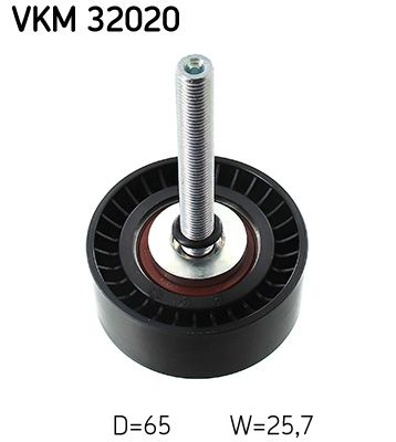 SKF VKM 32020 Deflection/Guide Pulley, V-ribbed belt