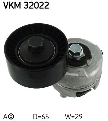 Tensioner Pulley, V-ribbed belt SKF VKM 32022