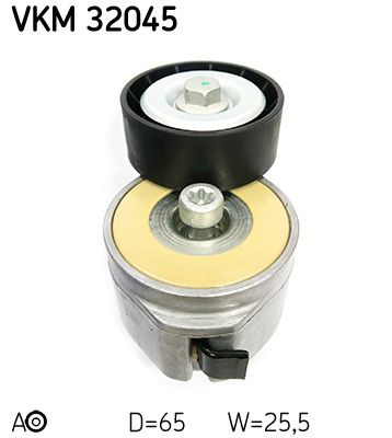 Tensioner Pulley, V-ribbed belt SKF VKM 32045