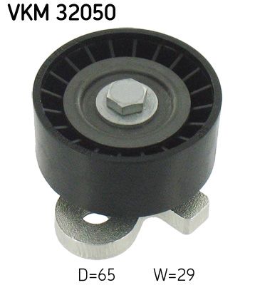 Tensioner Pulley, V-ribbed belt SKF VKM 32050