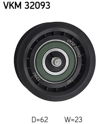 Deflection/Guide Pulley, V-ribbed belt SKF VKM 32093