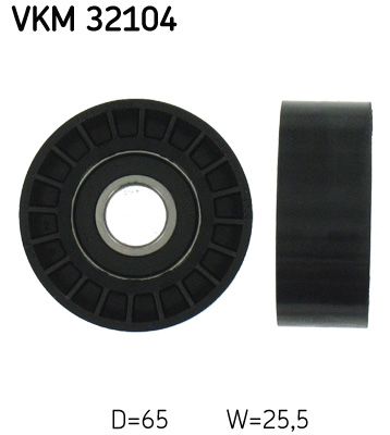 SKF VKM 32104 Deflection/Guide Pulley, V-ribbed belt