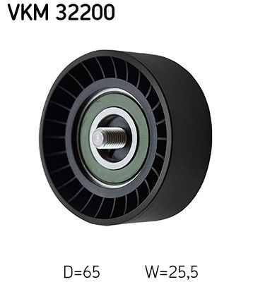 Deflection/Guide Pulley, V-ribbed belt SKF VKM 32200