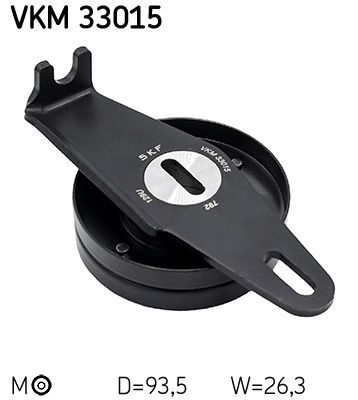 SKF VKM 33015 Deflection/Guide Pulley, V-ribbed belt