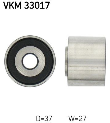 SKF VKM 33017 Deflection/Guide Pulley, V-ribbed belt