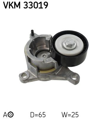 Tensioner Pulley, V-ribbed belt SKF VKM 33019