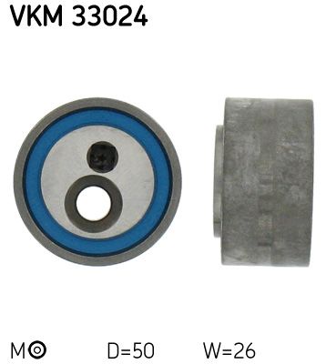 Tensioner Pulley, V-ribbed belt SKF VKM 33024