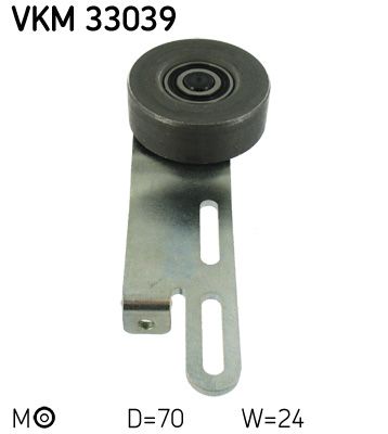 Tensioner Pulley, V-ribbed belt SKF VKM 33039